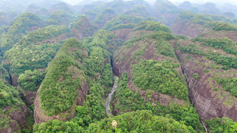 福建泰宁丹霞地貌九龙潭