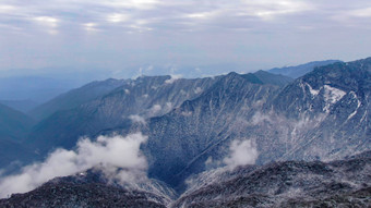 梵净山<strong>大山深处</strong>雪景