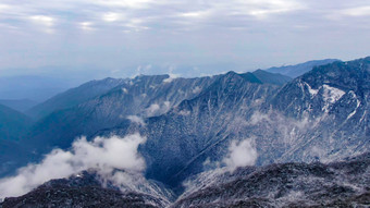 <strong>梵净山</strong>大山深处雪景