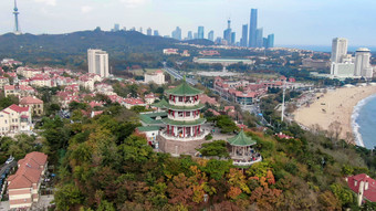 旅游景区 青岛小鱼山景区