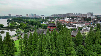 旅游景区湖北荆州古城东门风景区