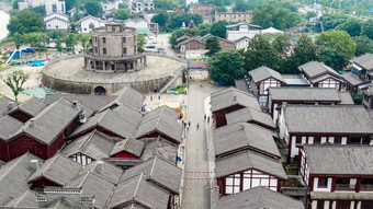 旅游景区湖南湘潭窑湾历史文化古建筑