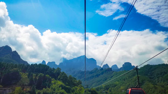 旅游景区湖南<strong>张家界</strong>天门山索道观光