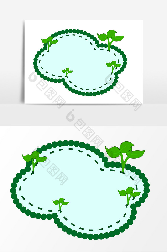 植物叶子边框图片图片