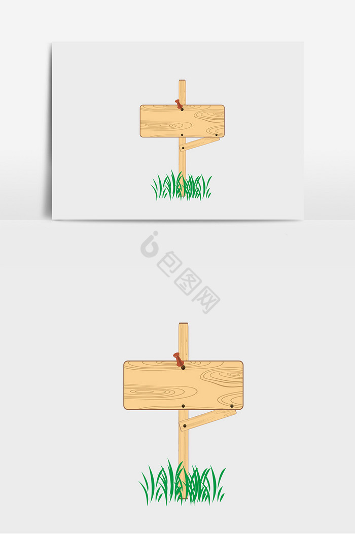 木头木板路标指示牌图片