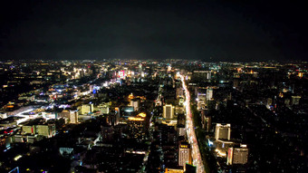 浙江杭州城市夜景