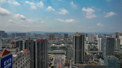 广西南宁城市高楼建筑航拍