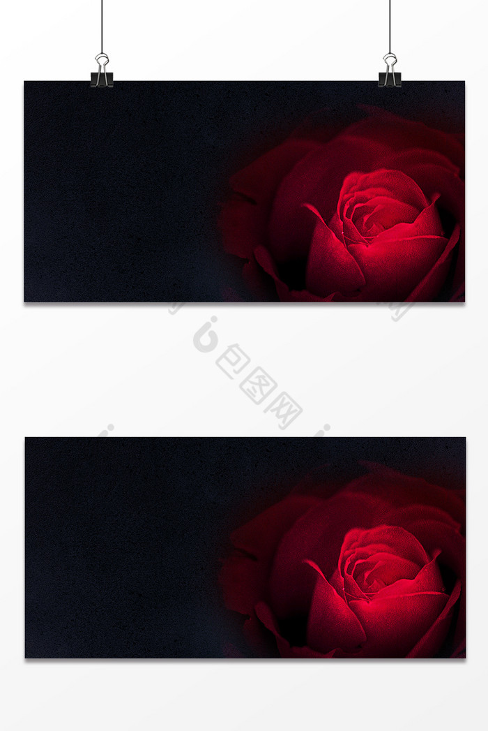 浪漫玫瑰气质温馨女神节展板图片图片