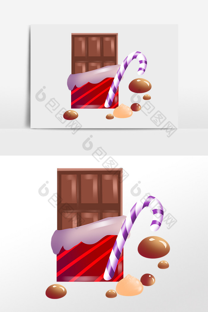 零食巧克力插画图片图片