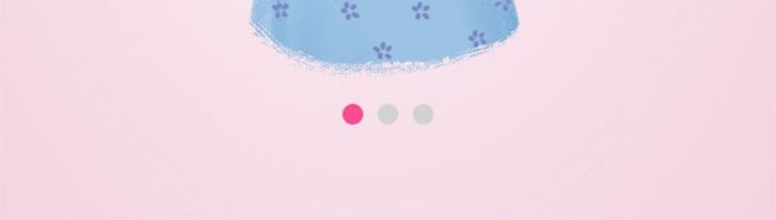 粉色时尚妇女节app引导页
