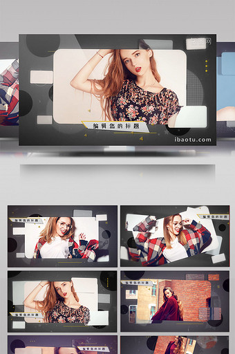 动感时尚炫酷相册AE模板图片