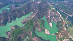 湖南郴州高倚岭风景区丹霞地貌航拍