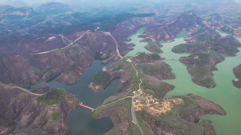 湖南郴州高倚岭风景区丹霞地貌航拍