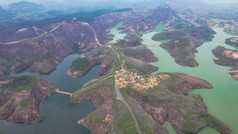 湖南郴州高倚岭风景区丹霞地貌航拍