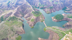 湖南郴州高倚岭风景区丹霞地貌航拍