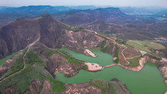 湖南郴州高倚岭风景区丹霞地貌航拍