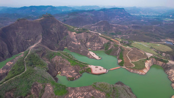 湖南郴州高倚岭风景区<strong>丹霞</strong>地貌航拍