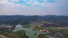 湖南郴州高倚岭风景区丹霞地貌航拍