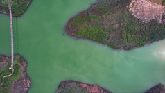 湖南郴州高倚岭风景区丹霞地貌航拍