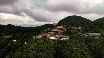 湖南张家界天门山景区航拍