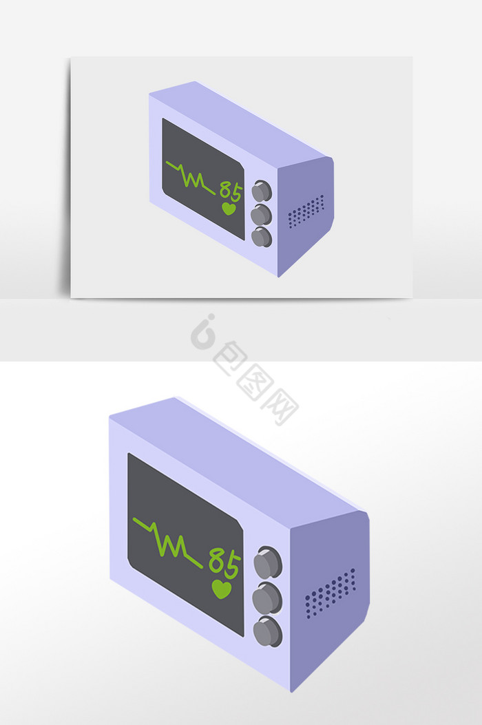 医学医疗仪器插画图片