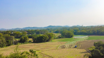 旅途火车高铁窗外风景风光