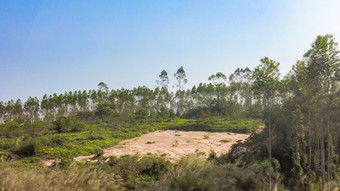 旅途火车<strong>高铁</strong>窗外风景风光