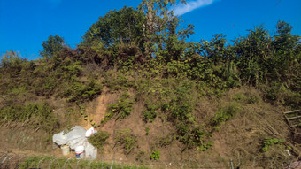 旅途火车高铁窗外风景