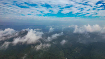 清晨迷雾<strong>云海</strong>风景<strong>日出</strong>航拍