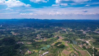 <strong>山川</strong>丘陵农田农业种植美丽乡村航拍