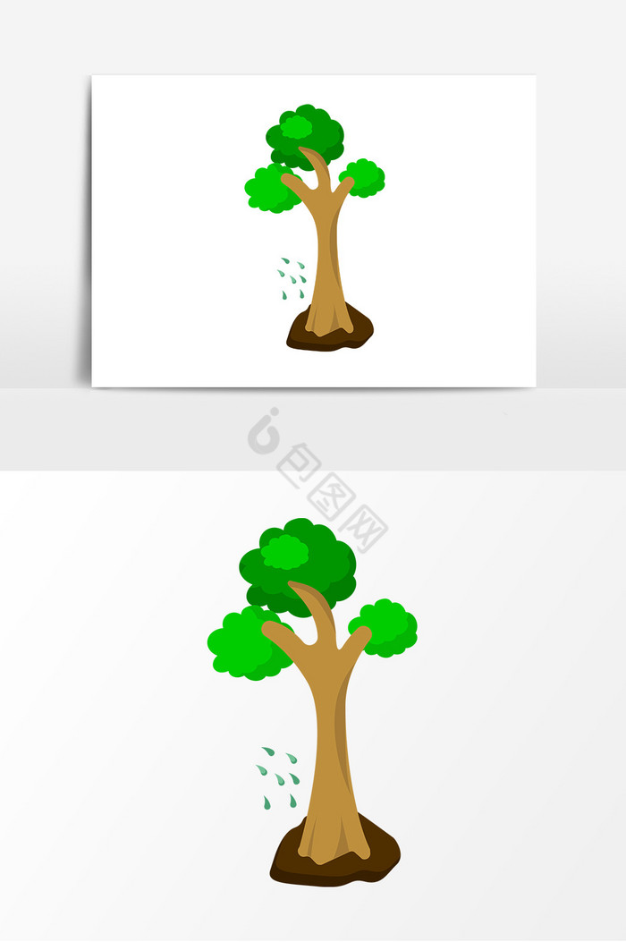 小树苗植树节图片