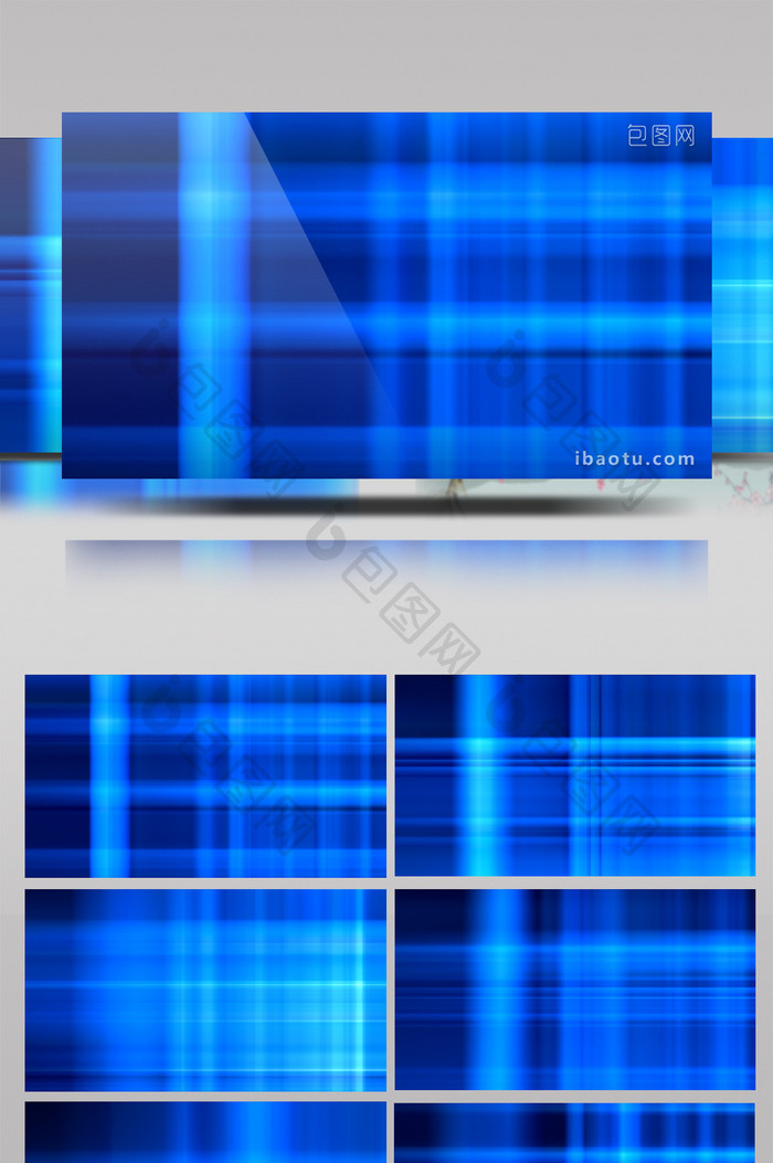 深蓝色简约运动LED动态背景视频栏目包装
