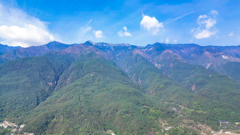 云南大理古镇<strong>苍山</strong>洱海蓝天白云旅游航拍