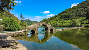 自然风光<strong>小桥</strong>流水风景