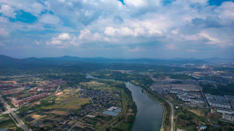 祖国大好河山<strong>青山绿水</strong>河流<strong>航拍</strong>