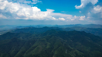 祖国大好河山<strong>青山</strong>绿水河流航拍