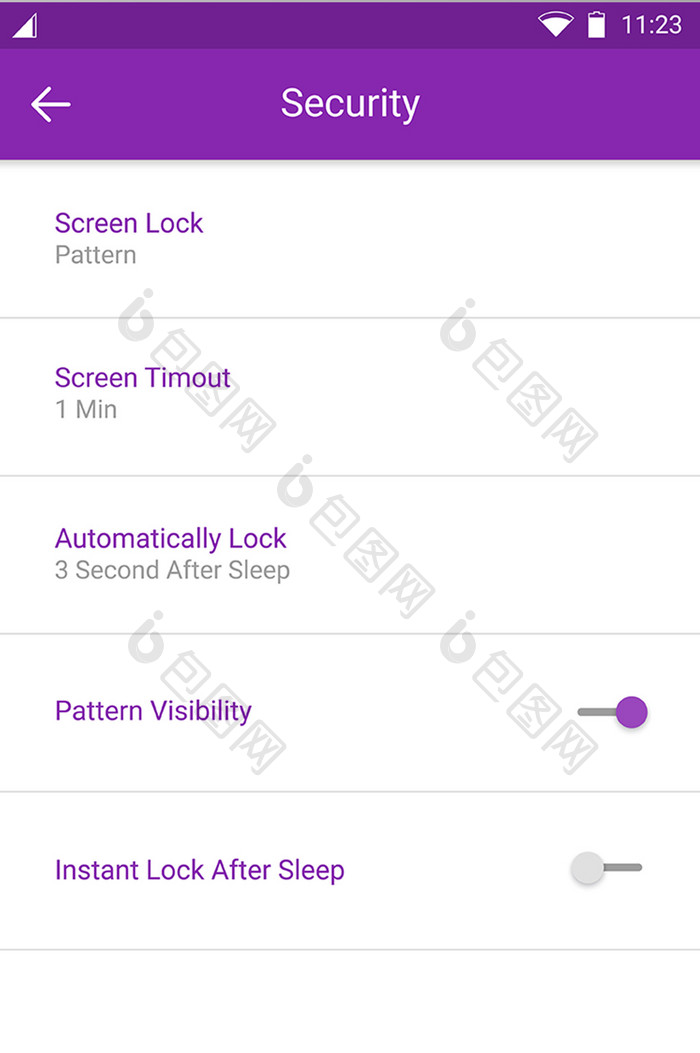 APP设置移动界面UI矢量素材