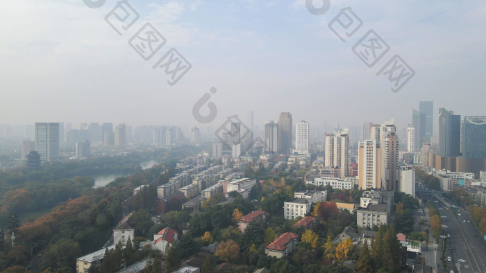 安徽合肥城市建设高楼建筑航拍图片-包图网企业站