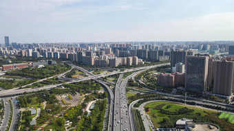 航拍河南郑州 城市<strong>宣传片</strong>地标建筑