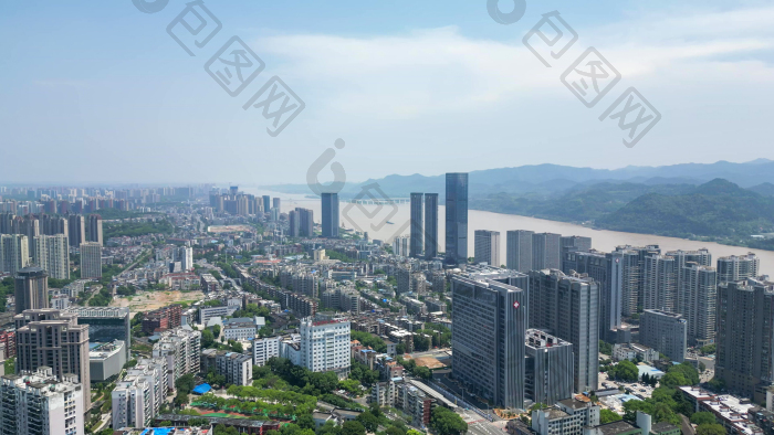 航拍湖北宜昌城市风光图片-包图网企业站