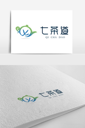 绿色茶文化logo