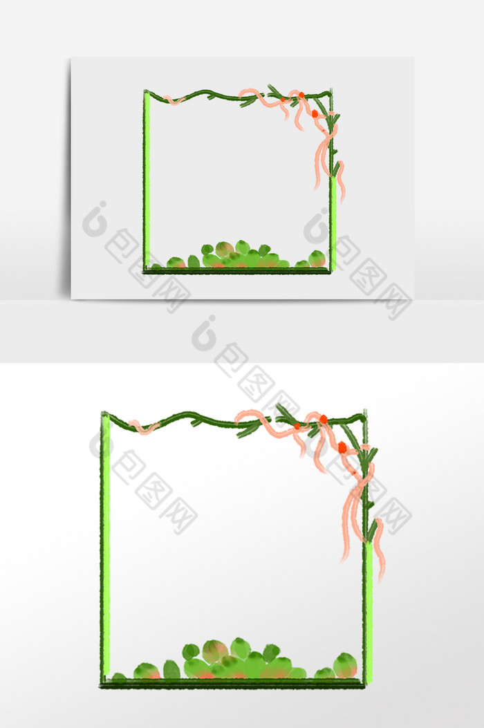边框插画图片图片
