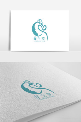 个性独特养生堂LOGO设计