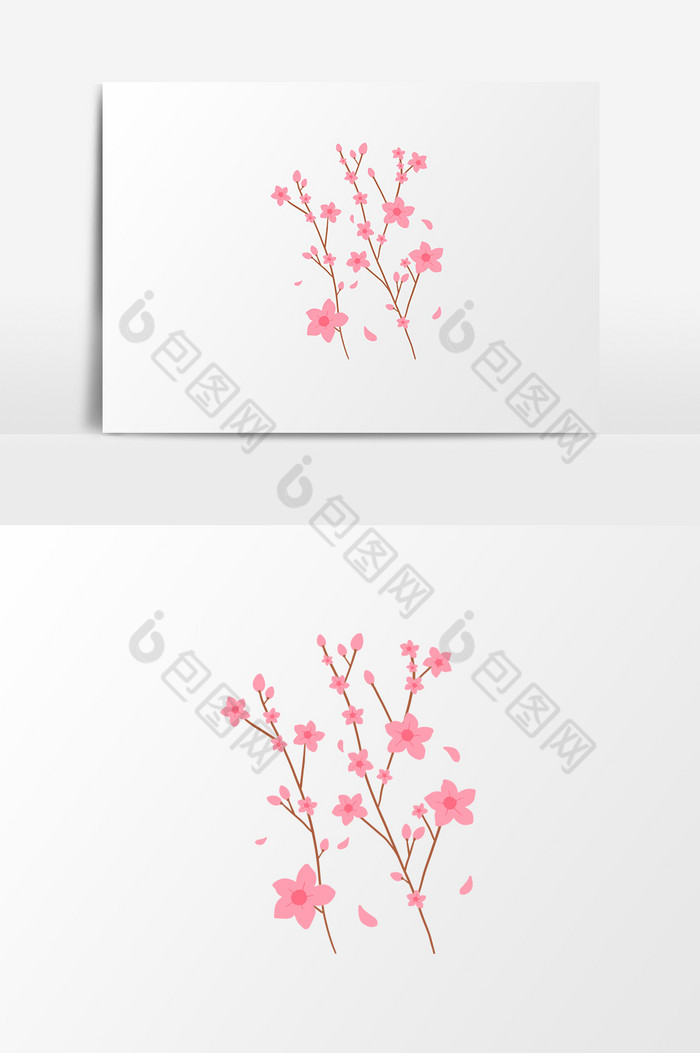温馨樱花树枝浪漫装饰图片图片
