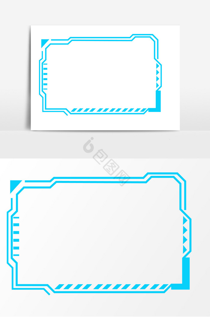 科技感边框图片