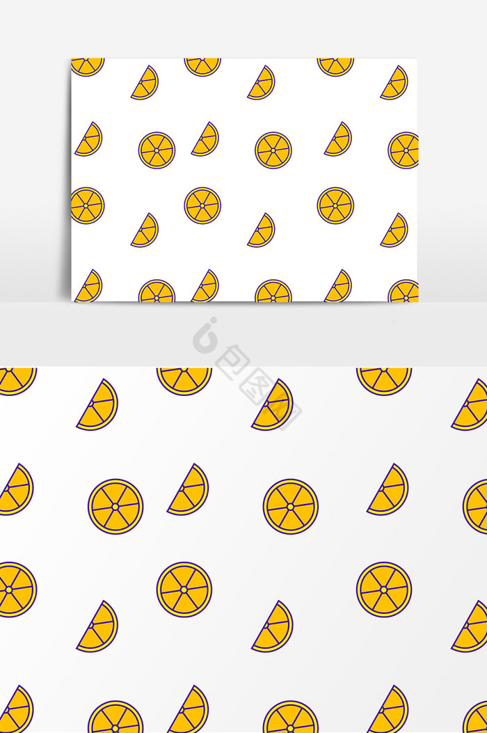 柠檬片底纹图片