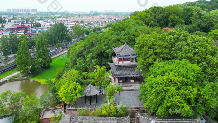 航拍湖北黄冈东坡赤壁景区图片-包图网企业站