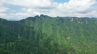 航拍湖北神农架天燕景区