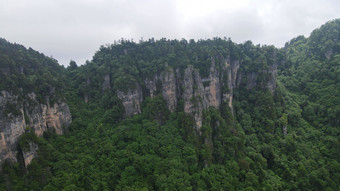 航拍湖北神农架天燕景区4A景区