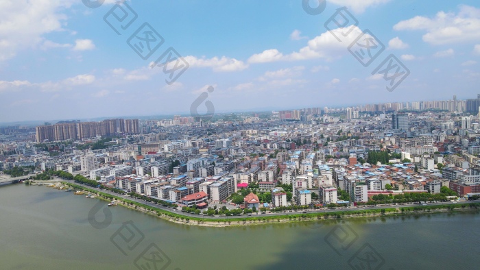 航拍湖北随州城市风光图片-包图网企业站